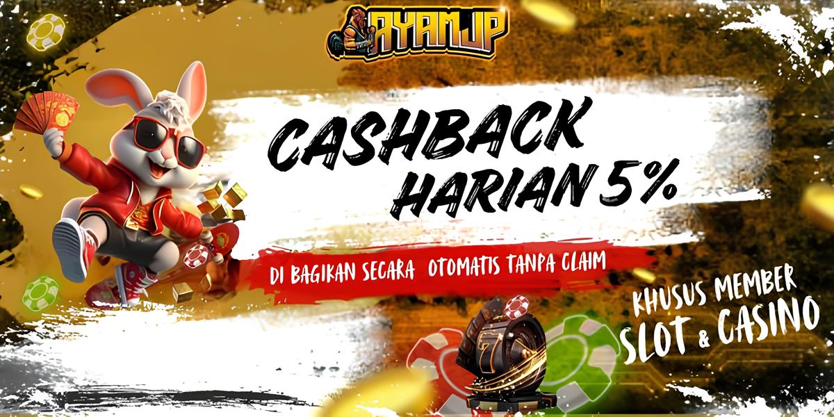 bonus cashback harian 5% tanpa claim